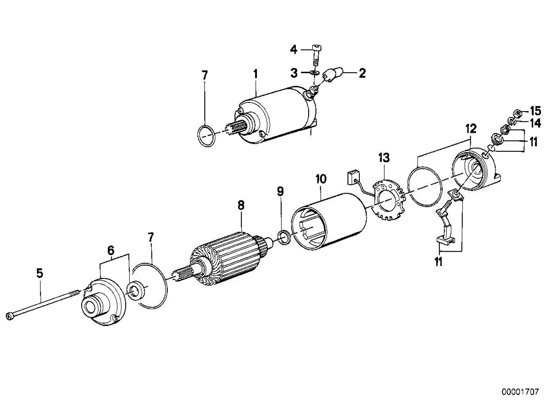 BMW Kohlebürstensatz K41 12411459567