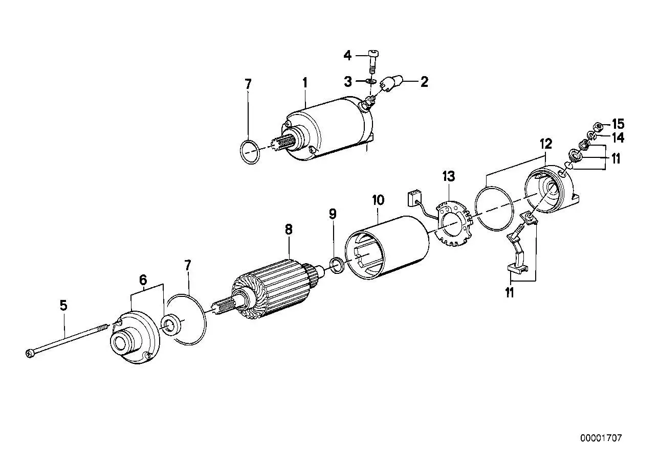 BMW Starter K41 12418525345