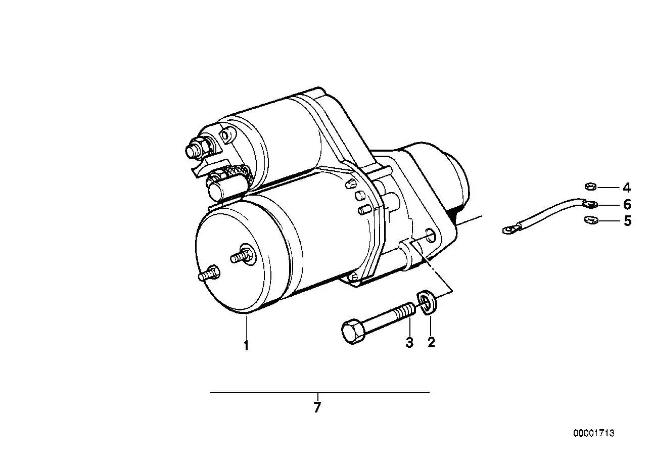 BMW Anlasser R45 R45T R65 R65T A10 12419062425