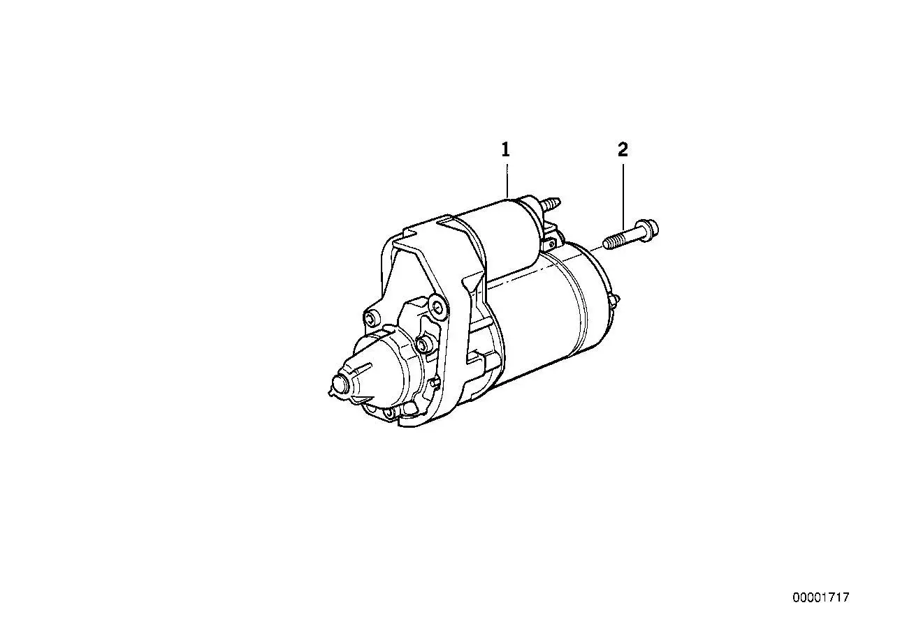 BMW Starter A61 K30 R21 R21A R22 R28 12412306700