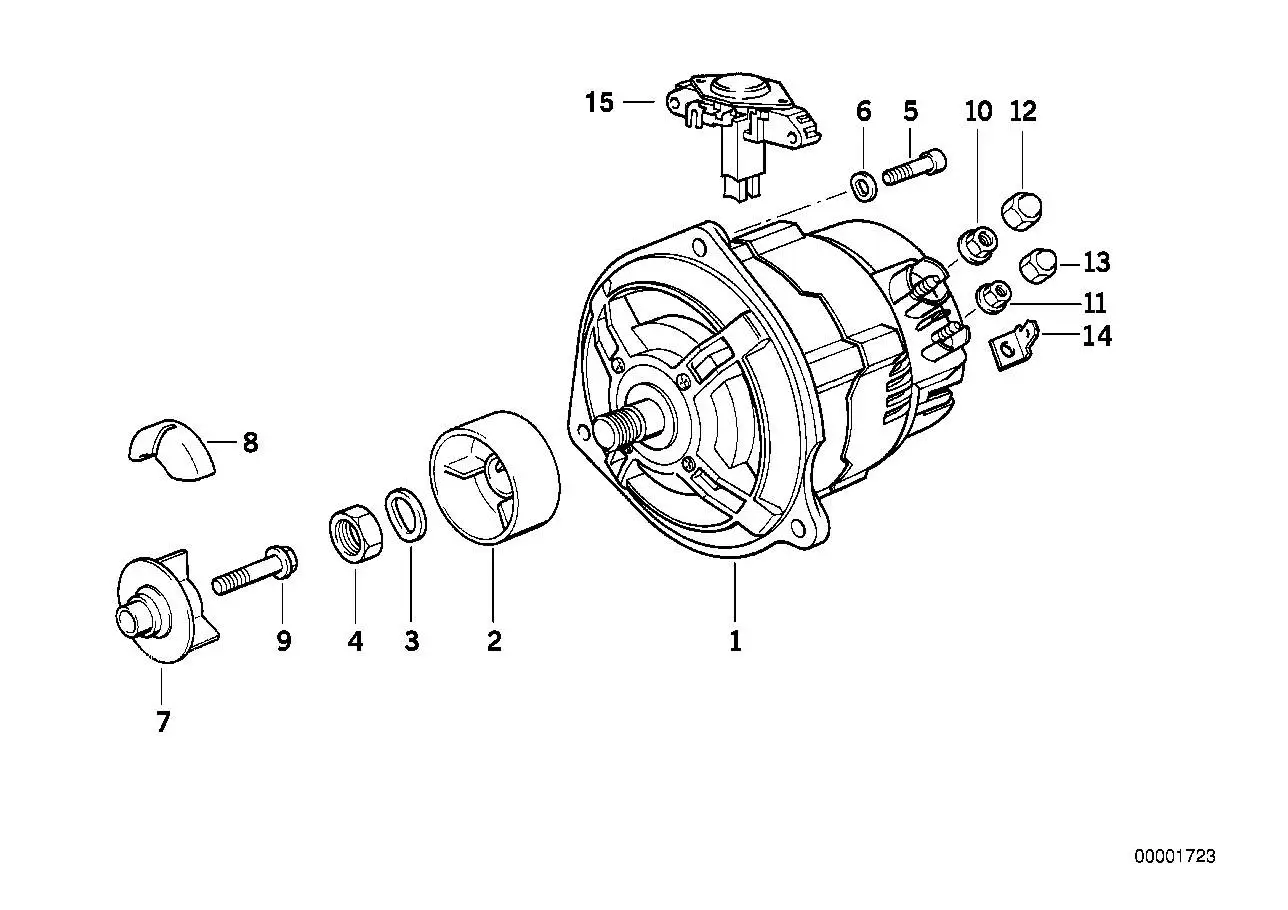 BMW Sechskantmutter 12311459814 - Bildposition 04