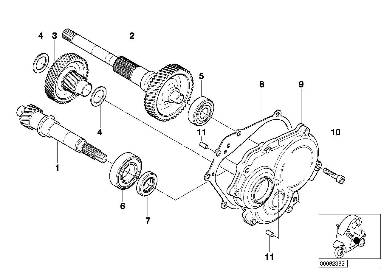 BMW Anlaufscheibe 11117653420