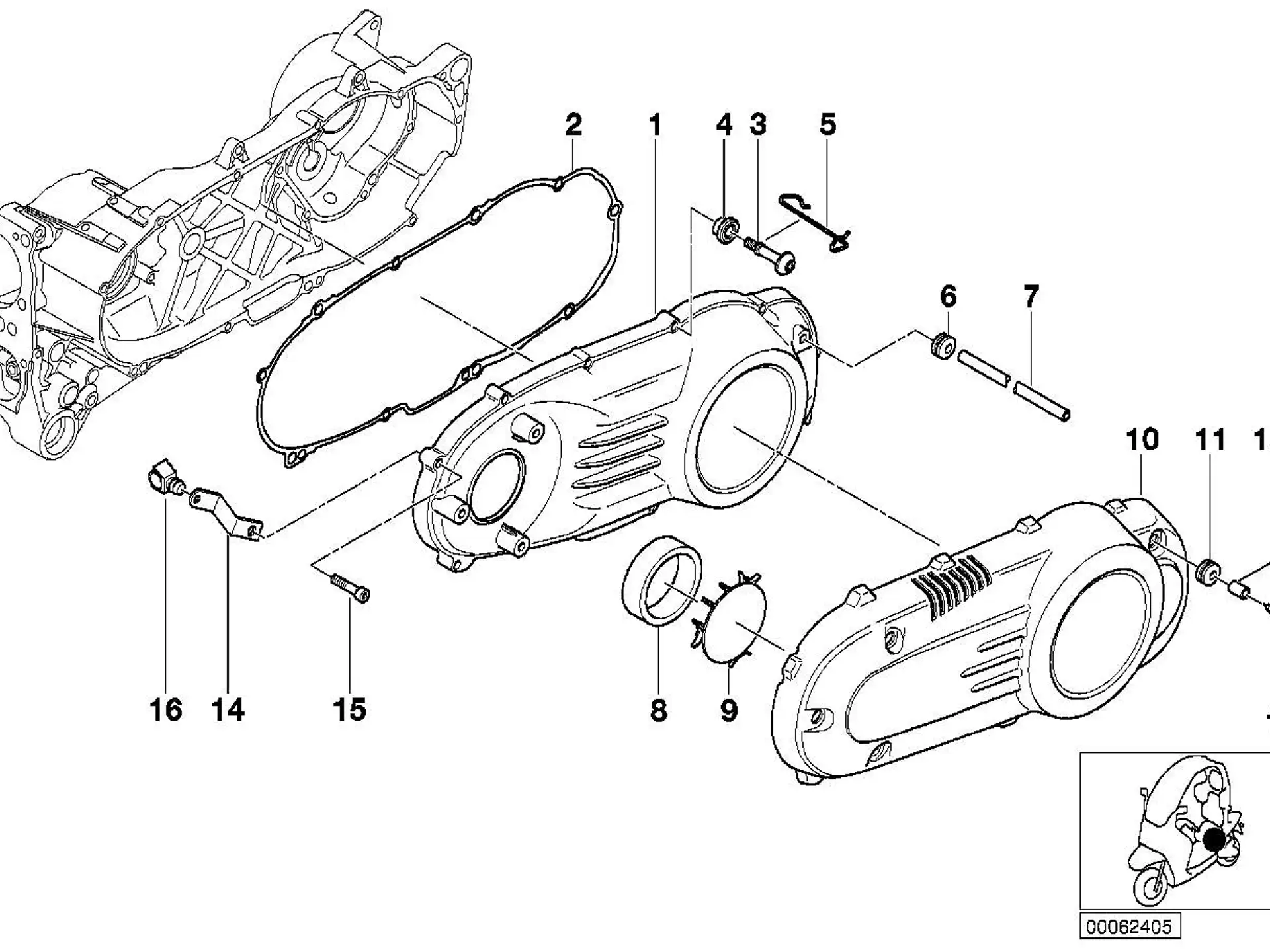BMW Filtereinsatz Riemenbelüftung 11117650191