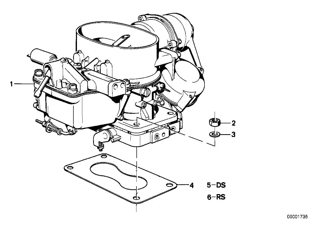 BMW Dichtung asbestfrei E12 E21 13119065691 - Bildposition 04