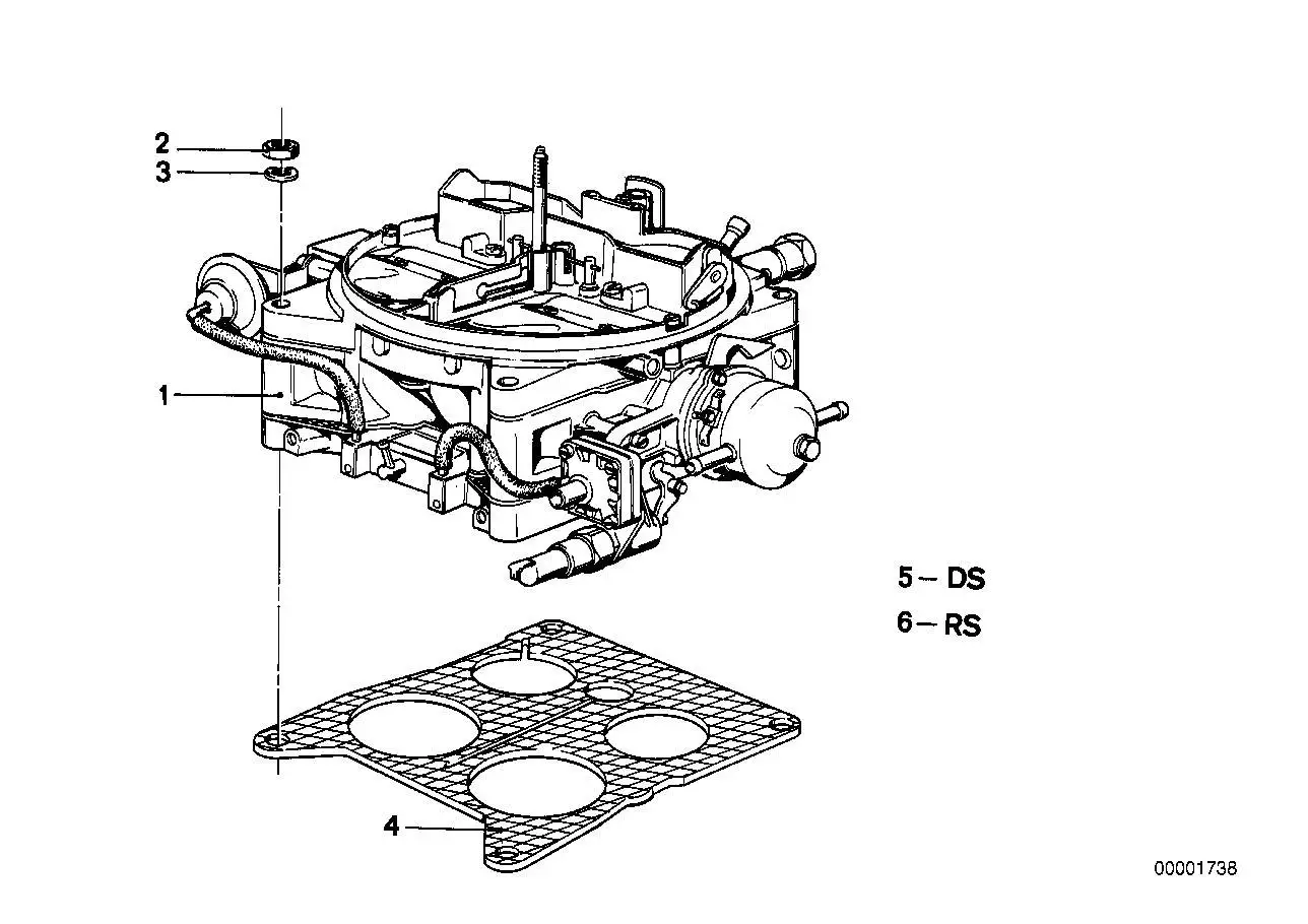 BMW Dichtung E12 E21 13111271960 - Bildposition 04