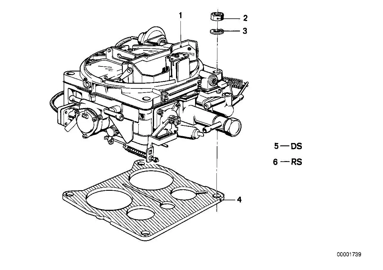 BMW Isolierflansch E12 E23 E24 13111271961