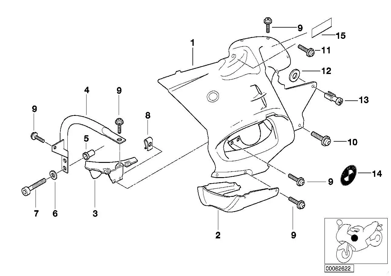 BMW Dichtung R22 46637653984