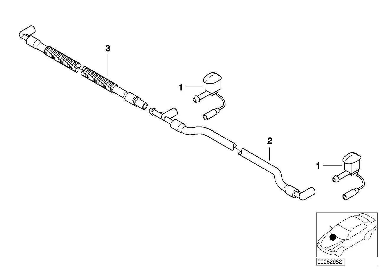 BMW Spritzdüse E52 61668380122