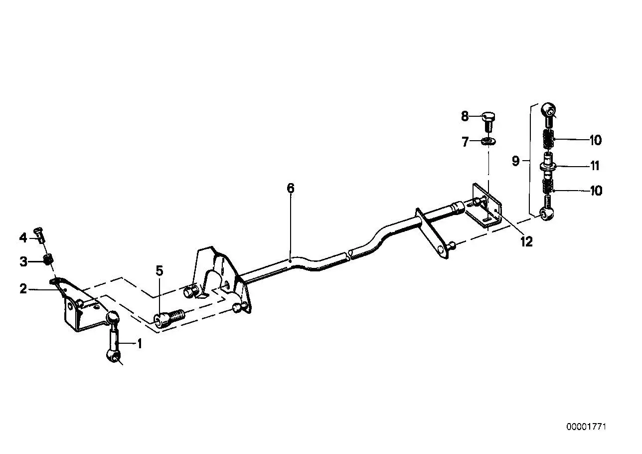 BMW Blende Stossfänger hinten links 51125A1F365