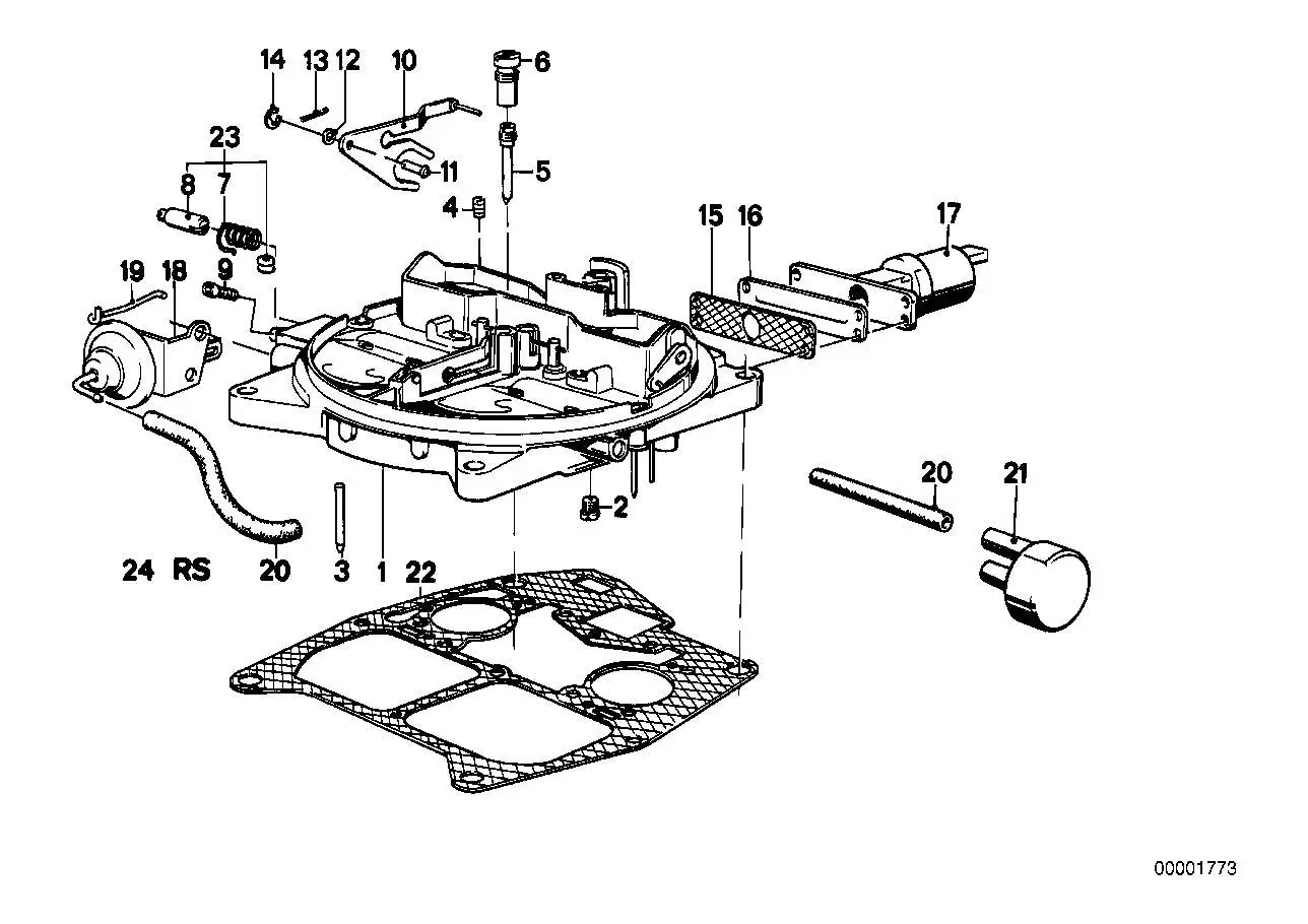 BMW Dichtung E12 E21 E23 E24 13111264906 - Bildposition 15