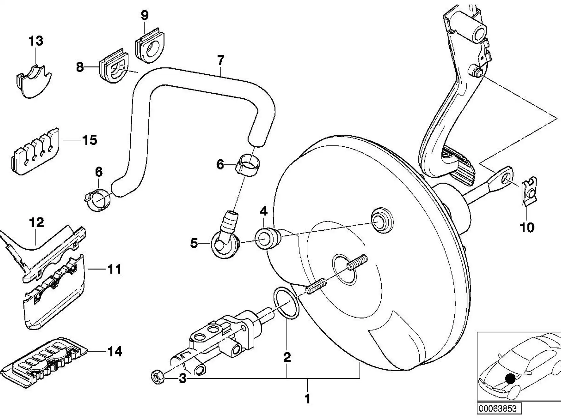 BMW Schlauchkrümmer E46 34336751108