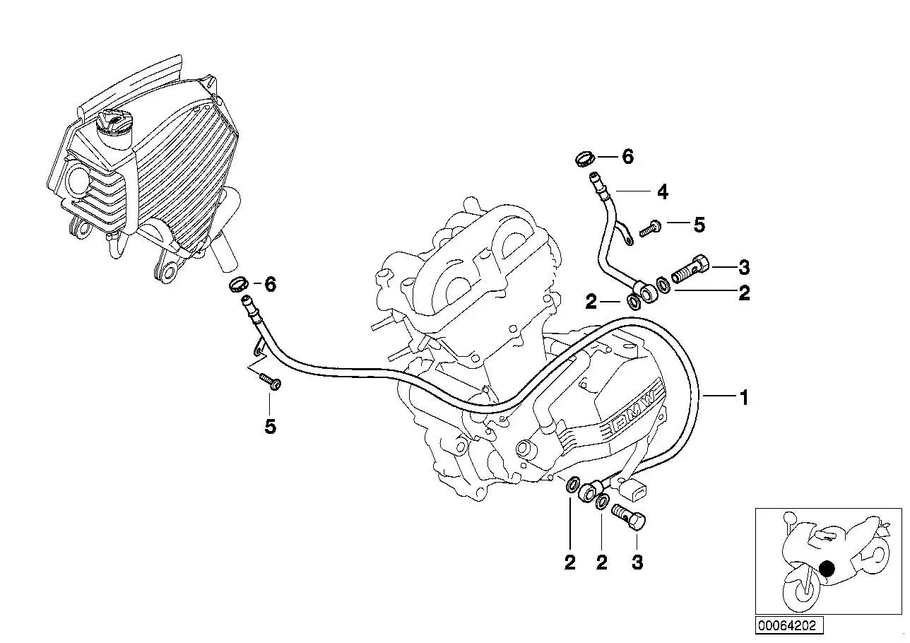 BMW Hohlschraube K30 R13 07119900927