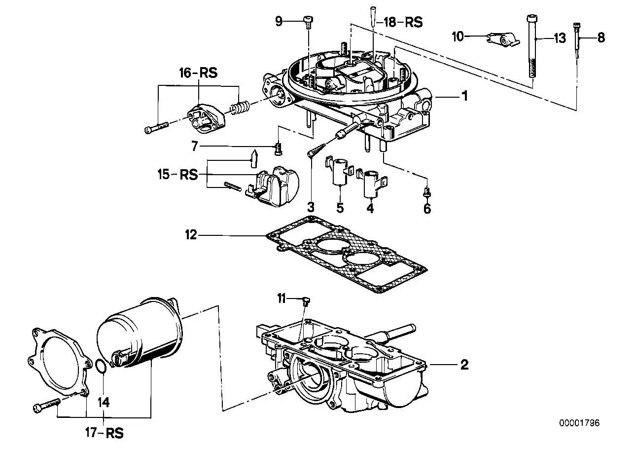 BMW Deckeldichtung E28 E30 13111289907 - Z1 E30, 5er E28