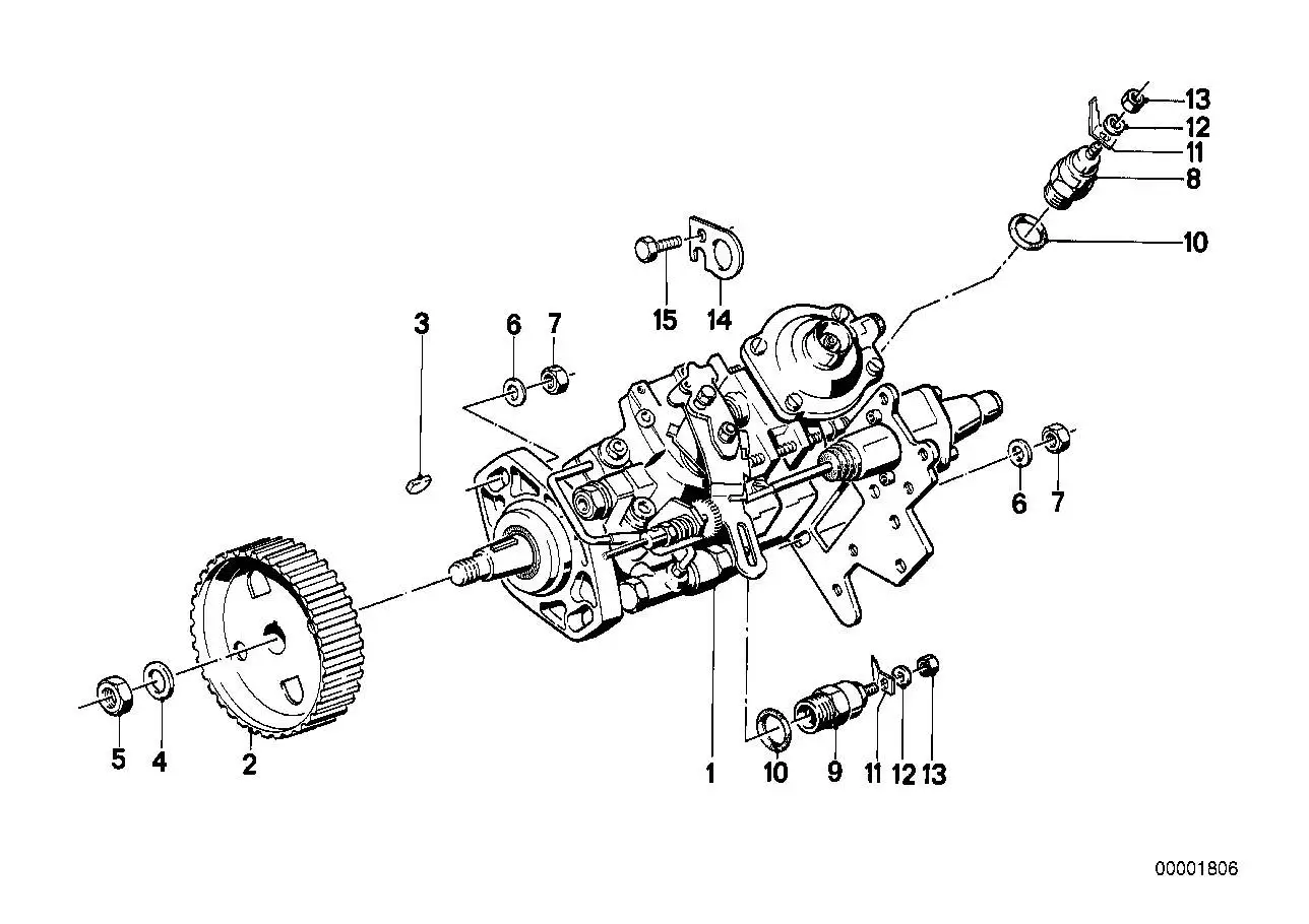 BMW Zahnriemenrad E28 E30 E34 13521287469 - Bildposition 02