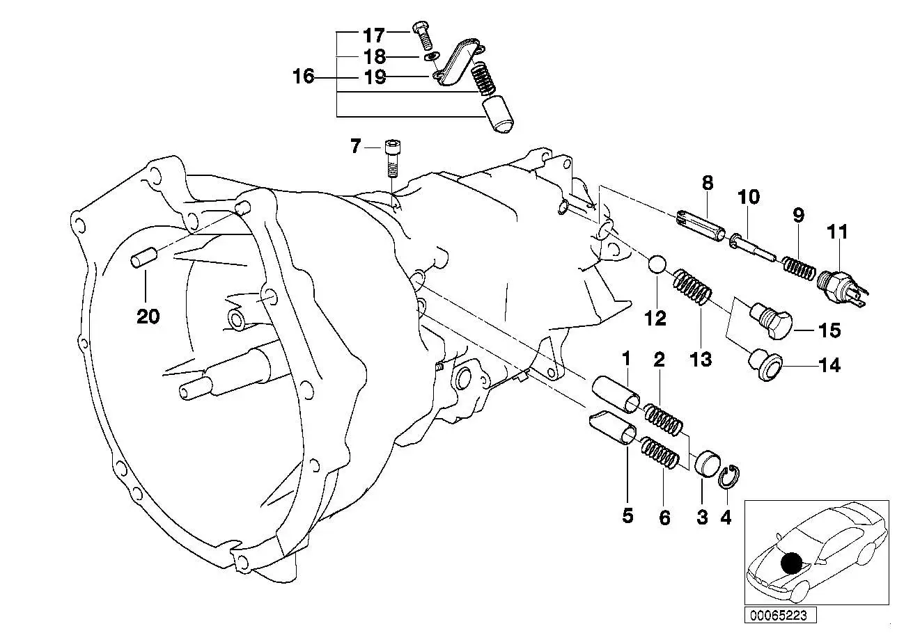 BMW Torxschraube mikroverkapselt E31 E34 E36 E38 E39 E46 E52 E85
