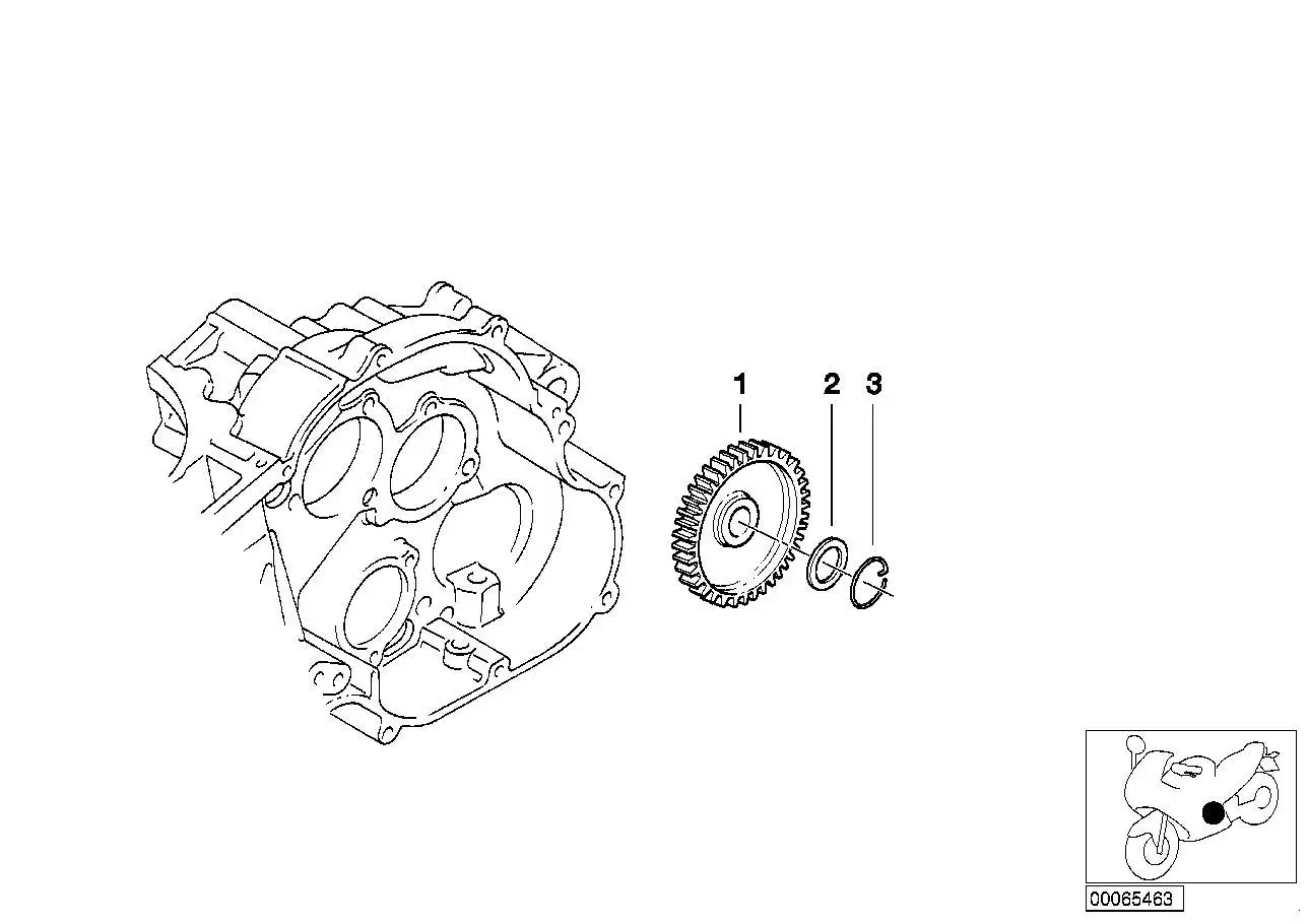 BMW Zahnrad K15 11417700133