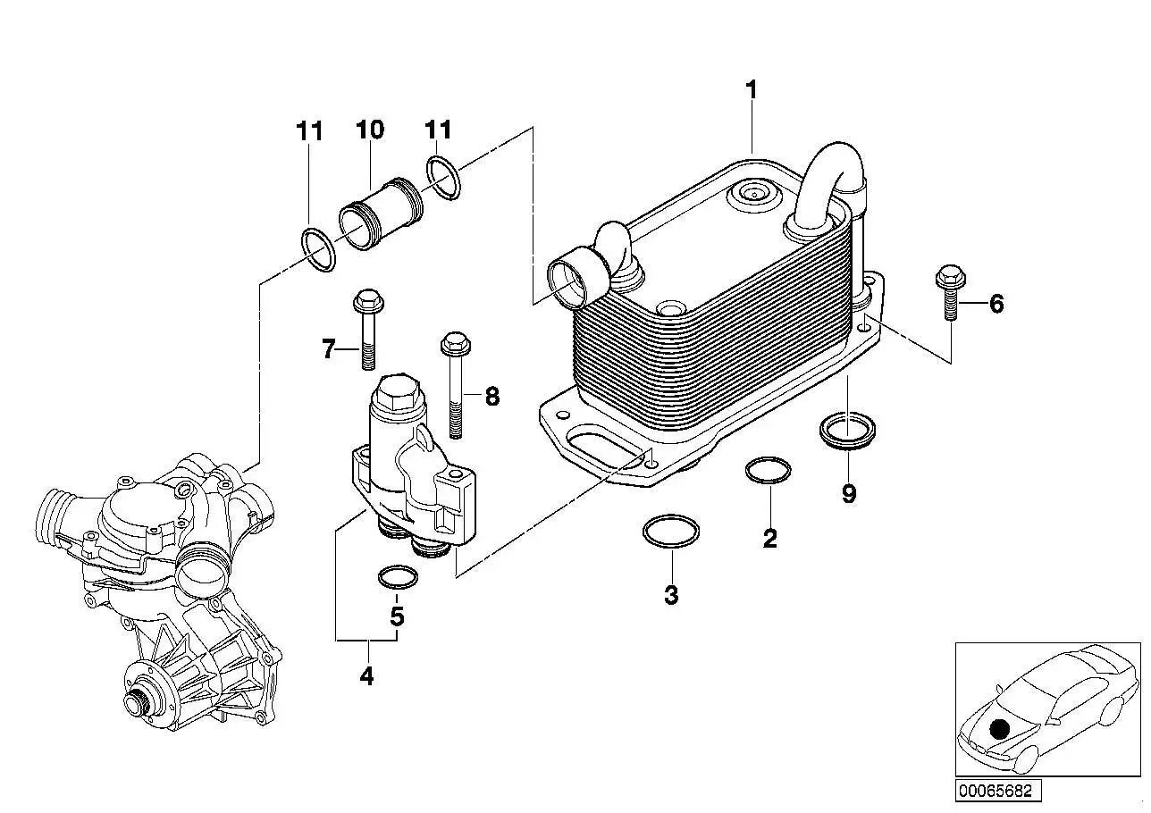 BMW O-Ring E39 E52 E65 E66 11727514859 - Bildposition 05