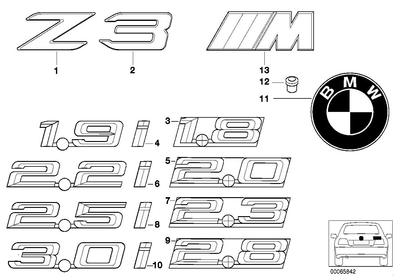 BMW Emblem 51148413711