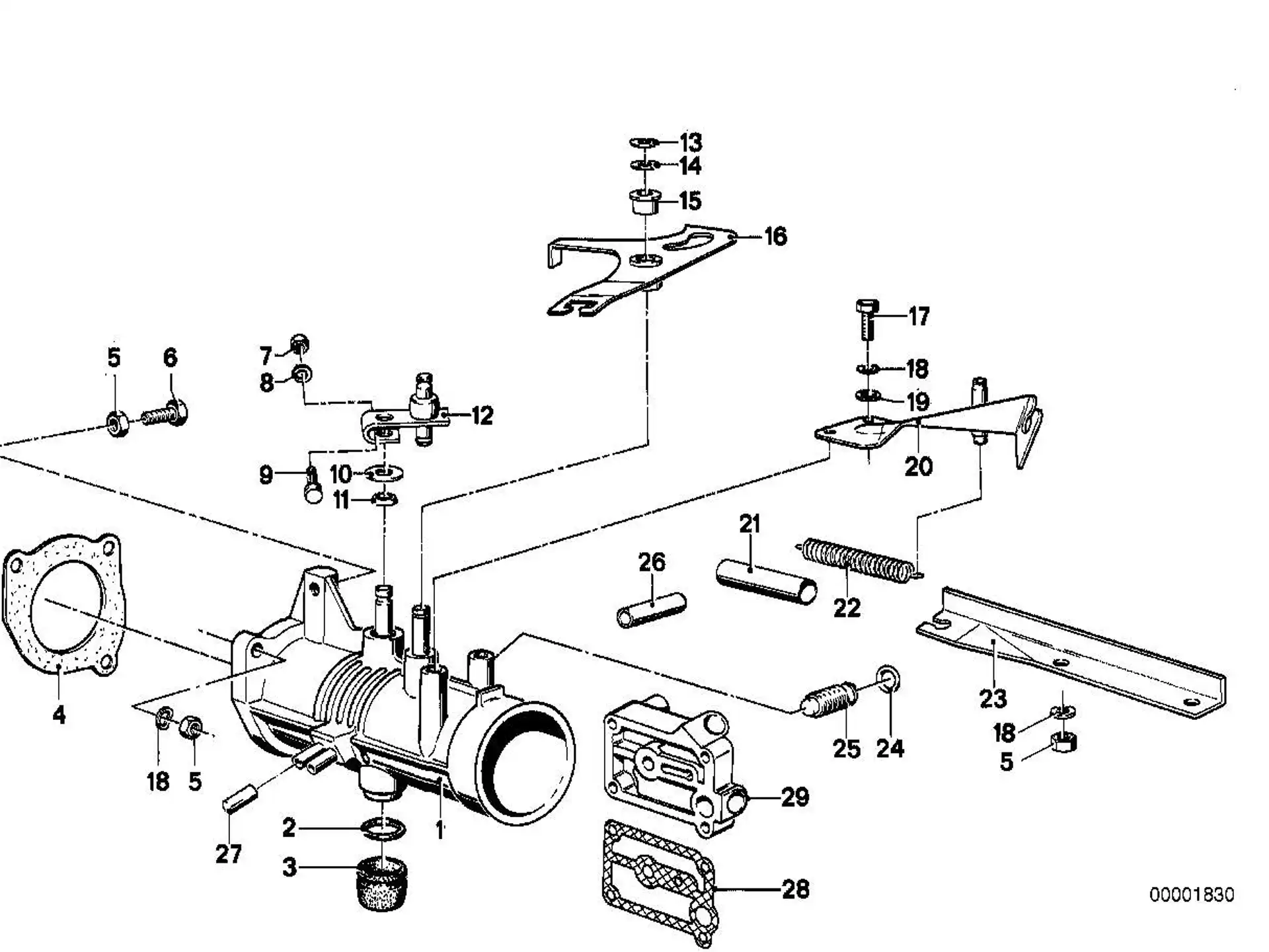 BMW O-Ring E30 E12 E21 E23 E24 E28 E31 E32 E34 E36 17211742635
