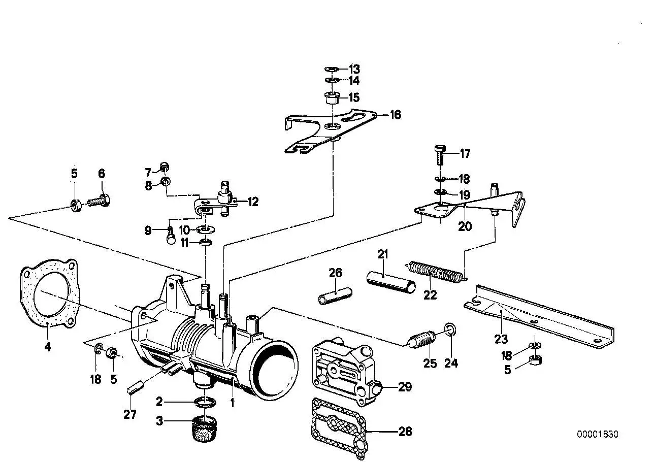 BMW O-Ring E30 E12 E21 E23 E24 E28 E31 E32 E34 E36 17211742635 -