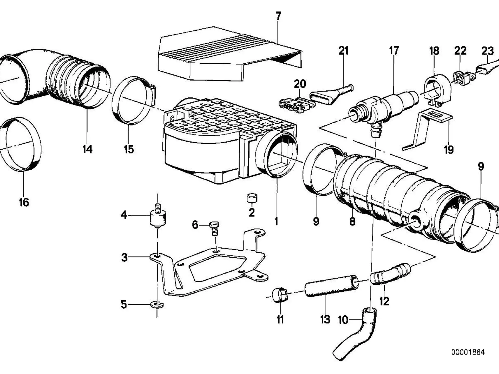 BMW Faltenbalg E24 E32 E34 13541722847