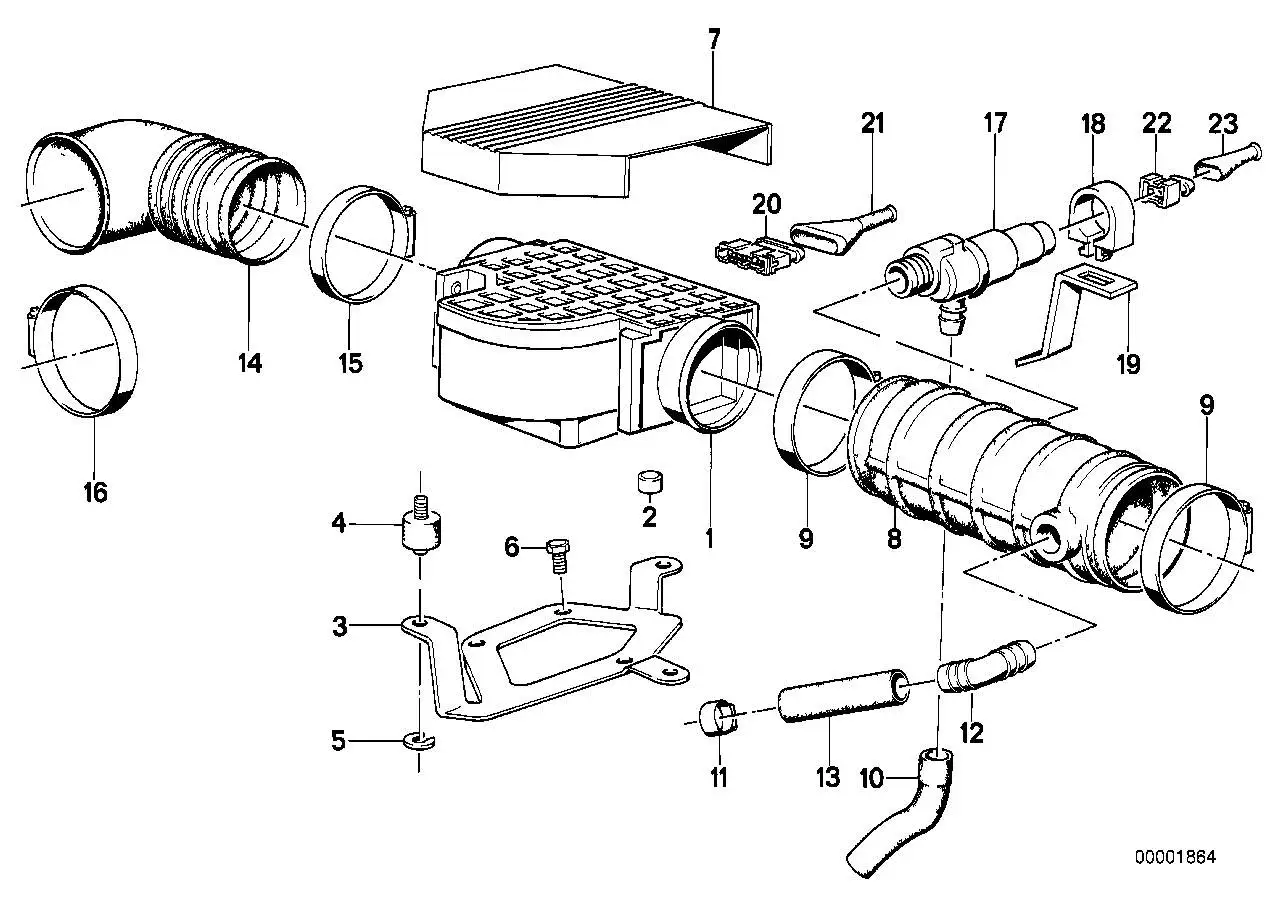 BMW Faltenbalg E24 13711713099