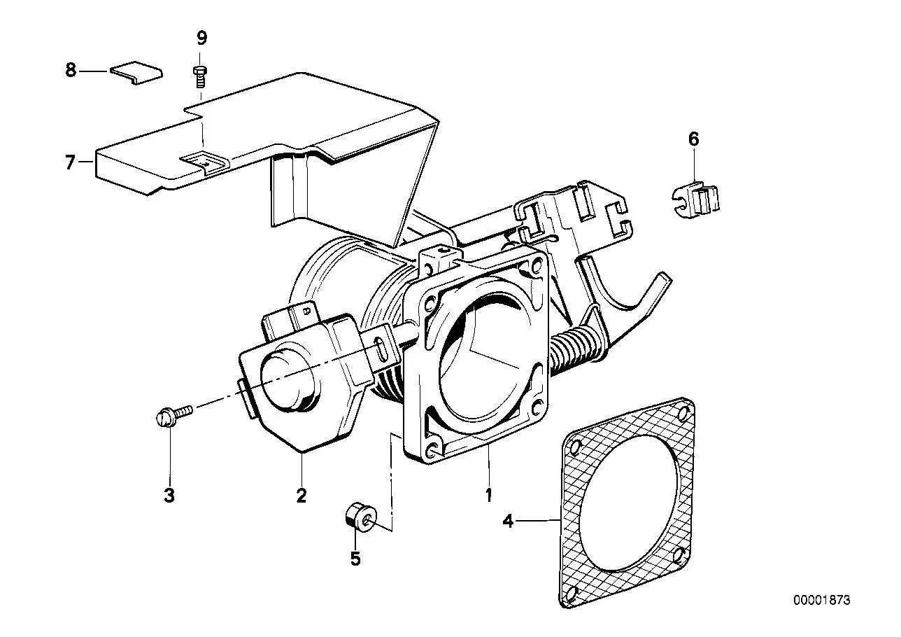 BMW Abdeckung E24 E28 E32 E34 13541726433