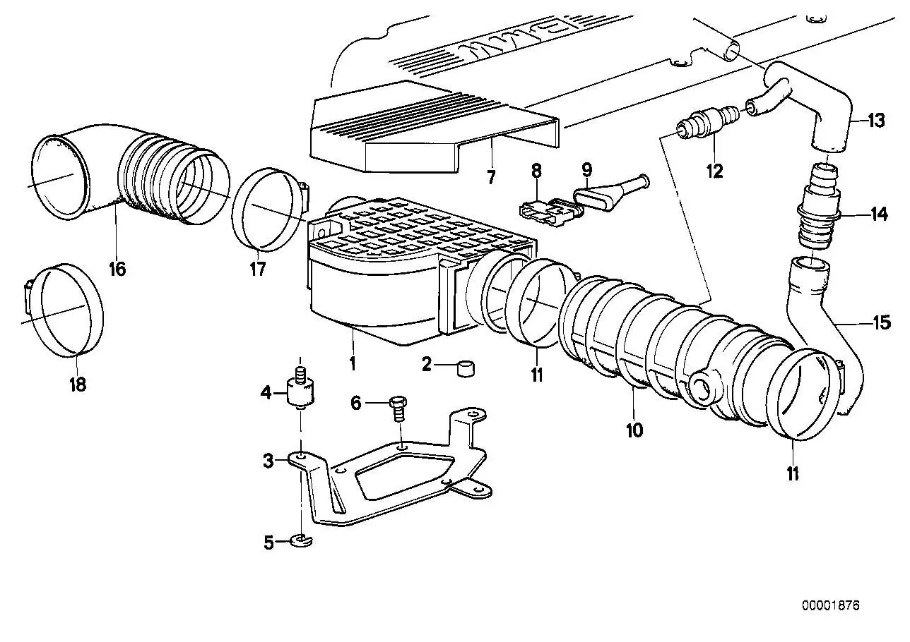 BMW Faltenbalg E32 E34 13541719905 - 5er E34, 7er E32