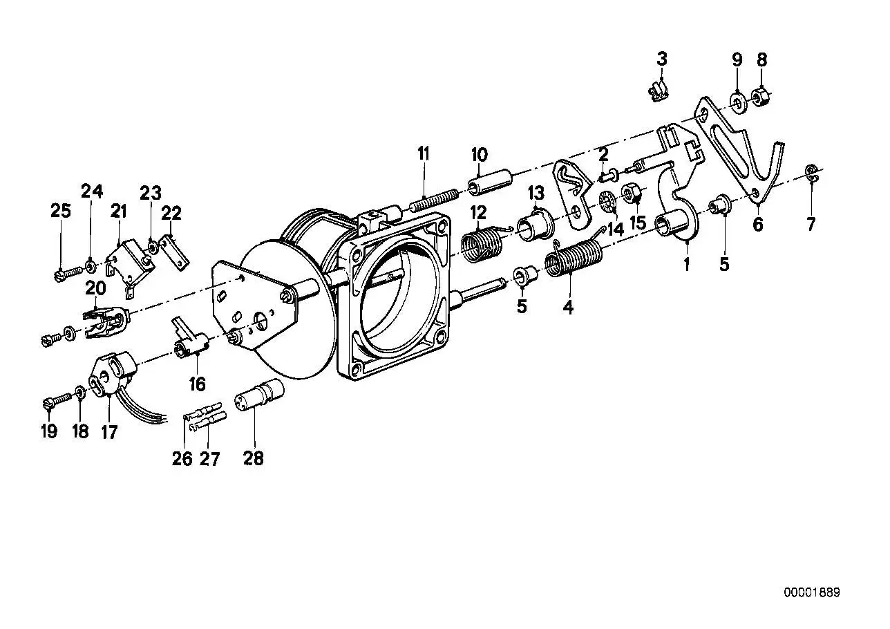 BMW Winkelgeber E23 E24 E28 13621287731