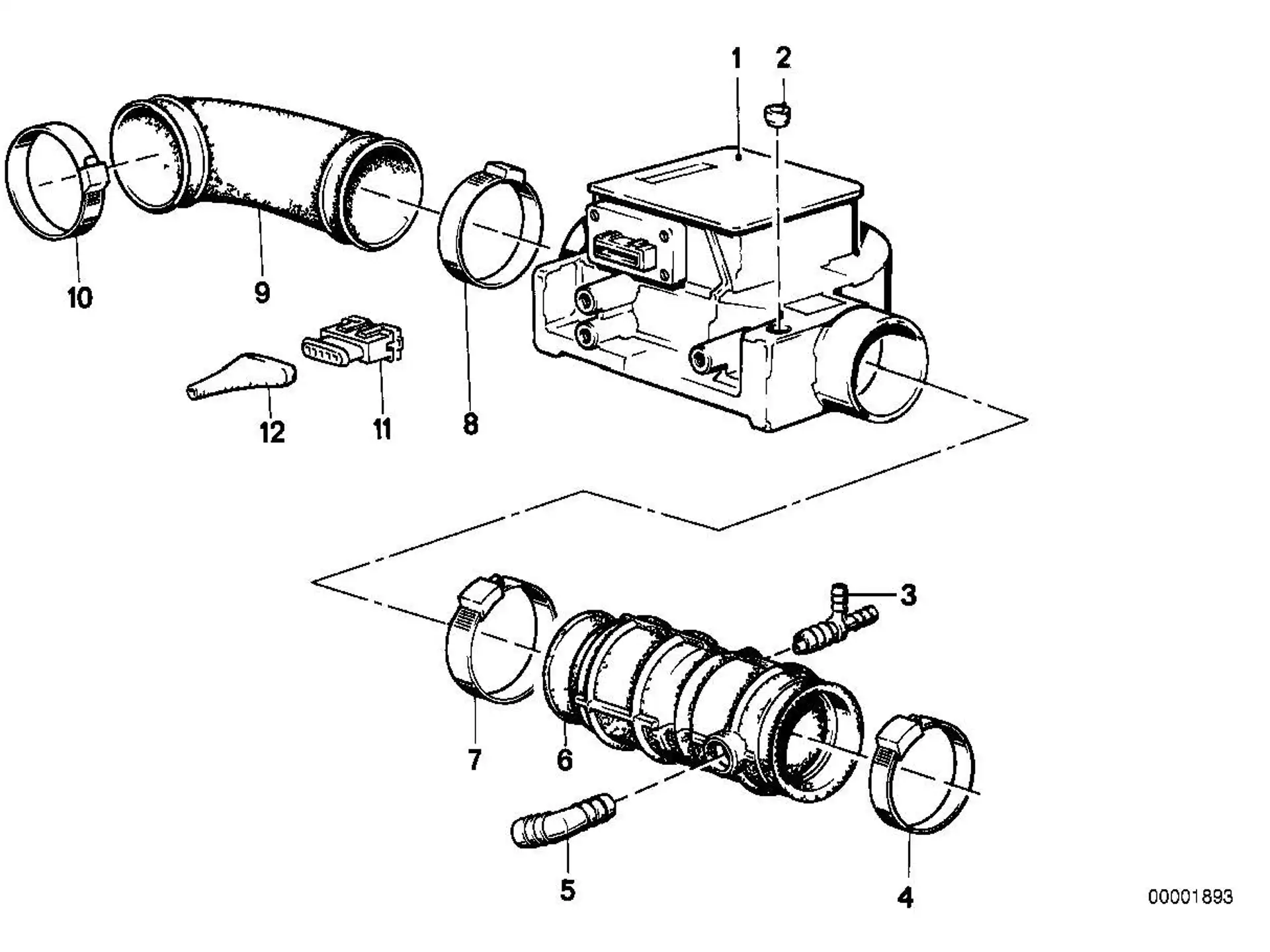 BMW Faltenbalg E23 E24 E28 13541276704