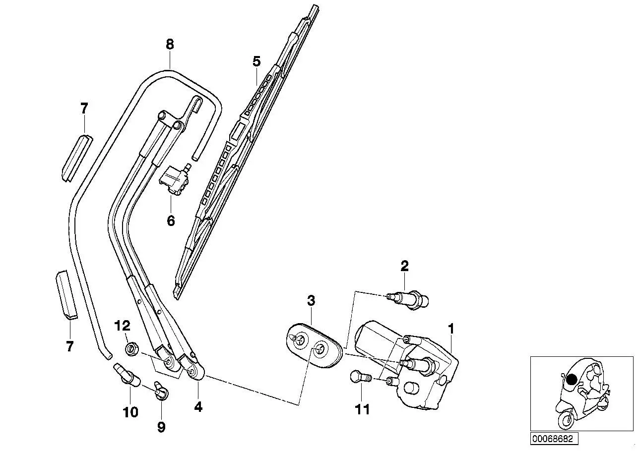 BMW Clip 61612329588