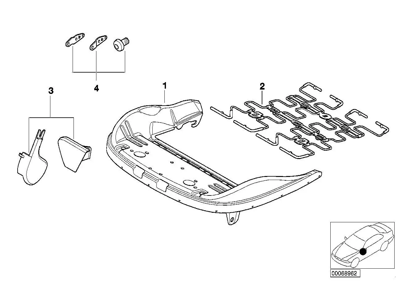 BMW Flexmatte E46 E63 52108260868