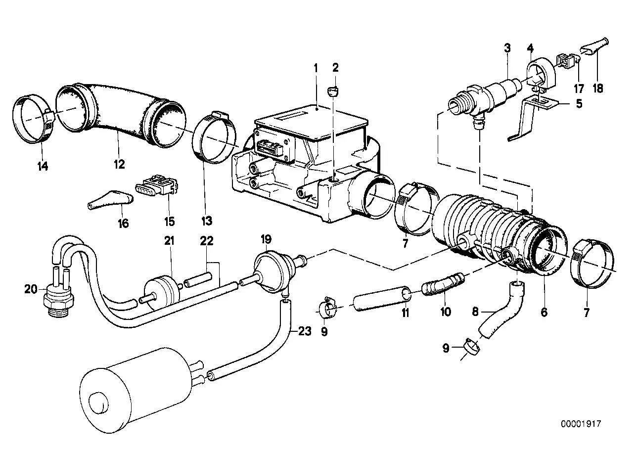 BMW Schlauch E23 E24 E28 E32 E34 13411710793