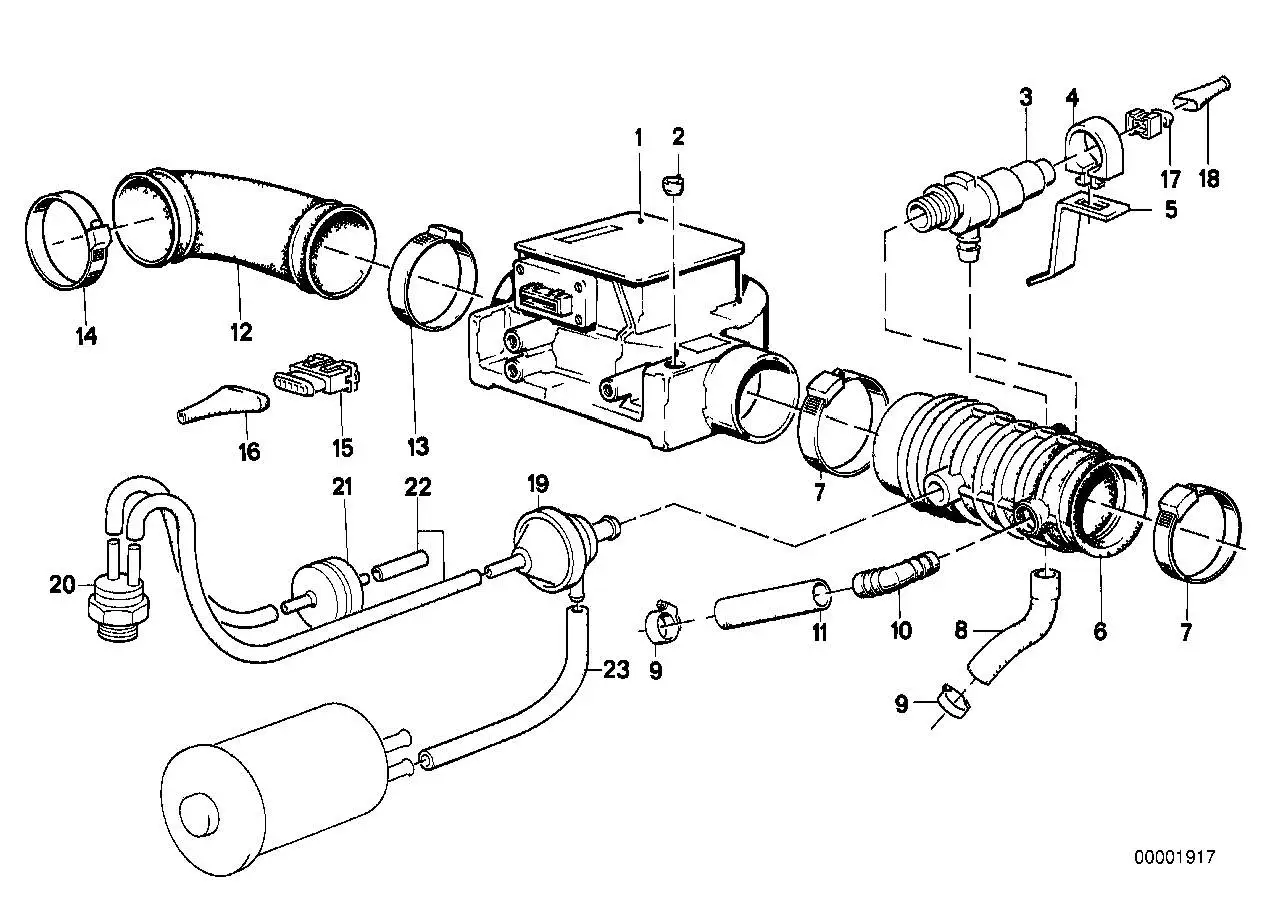BMW Faltenbalg E23 E24 E28 13541707080