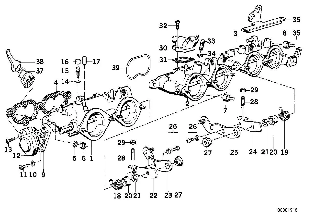BMW Dichtung asbestfrei E34 13541315939