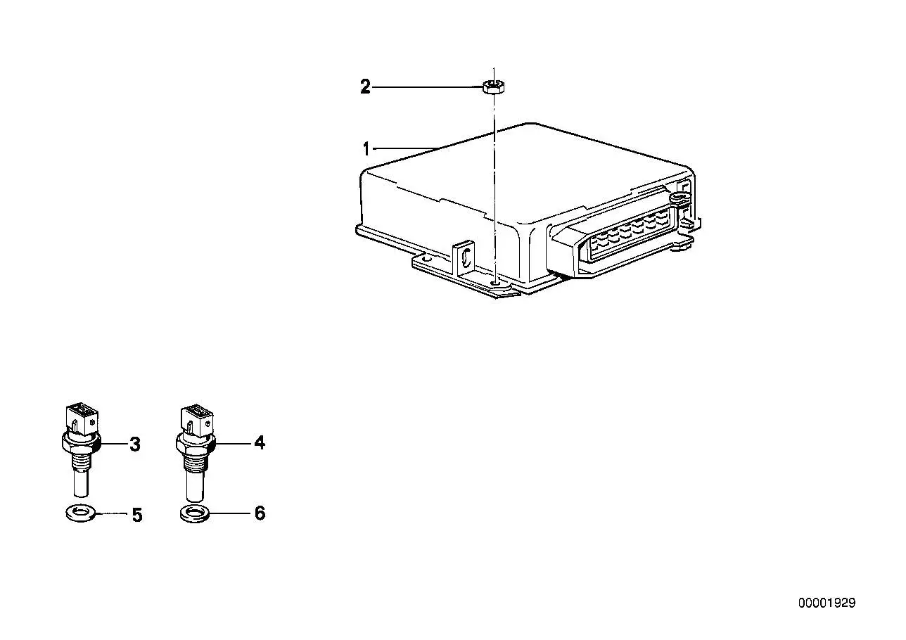 BMW Ansauglufttemperatursensor E28 E30 E34 13621711371 - Z1 E30 R