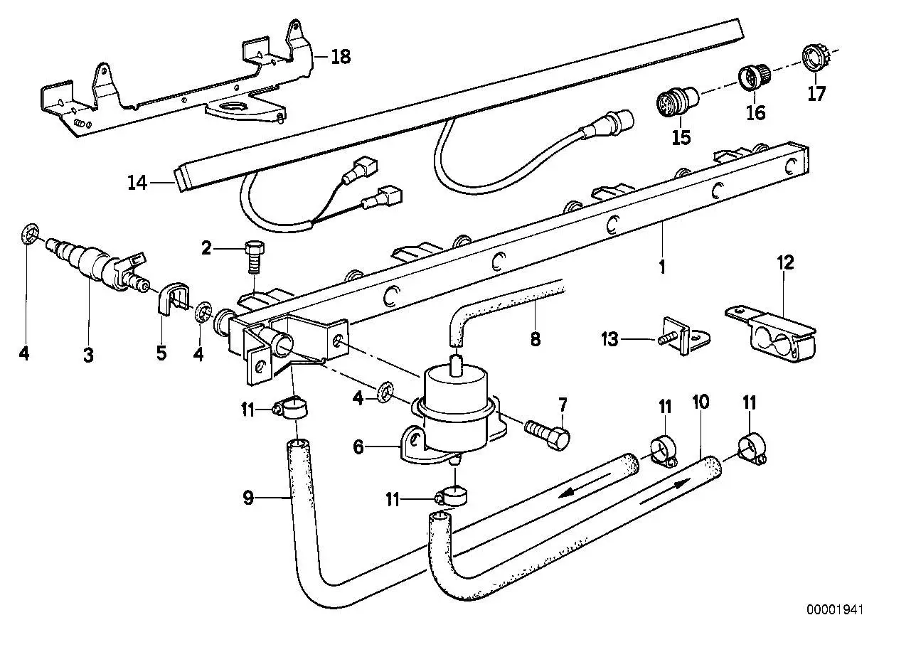 BMW Stiftgehäuse E30 E34 12521718125