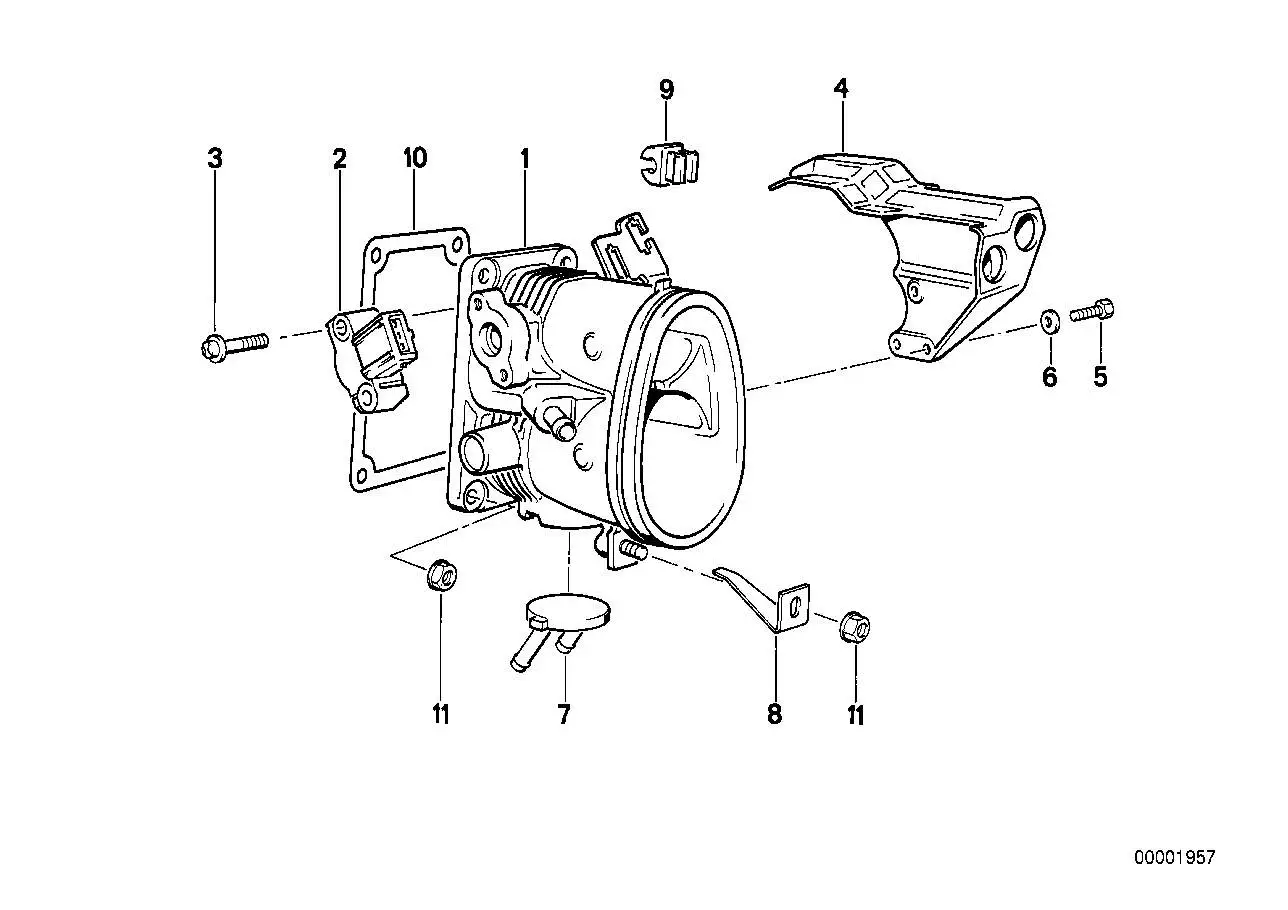 BMW Linsenschraube E30 E31 E32 E34 E36 E38 E39 E46 E52 E85 E86 13