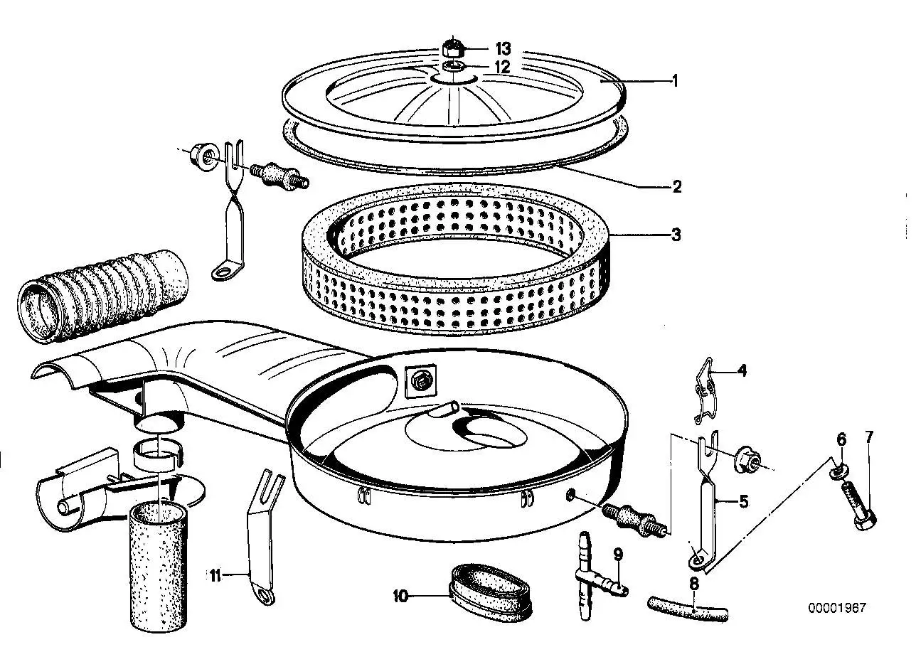 BMW Drahtbügel E12 E21 E23 E24 E28 E30 E34 13711259495 - Bildposi