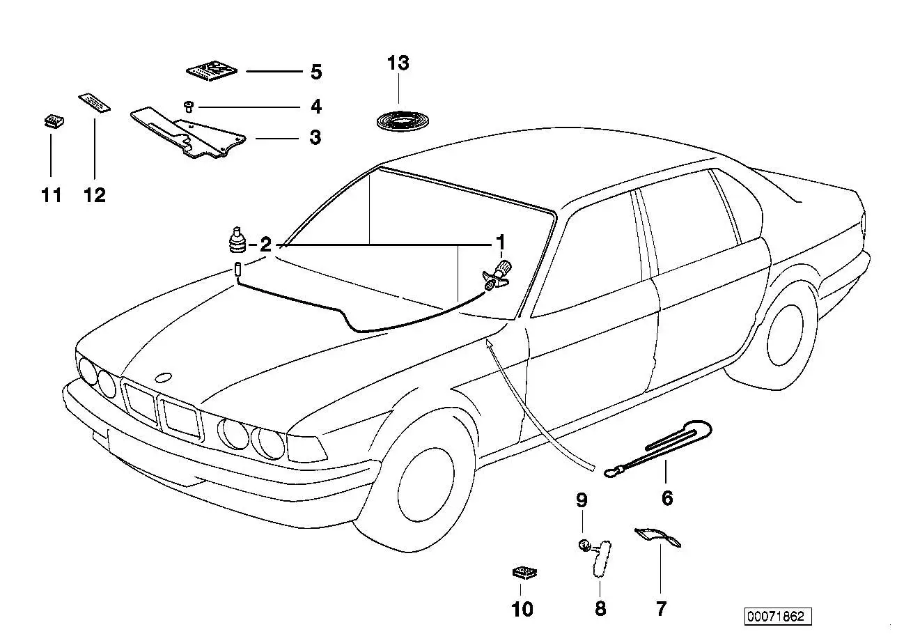BMW Alu-Plombe 62121354984