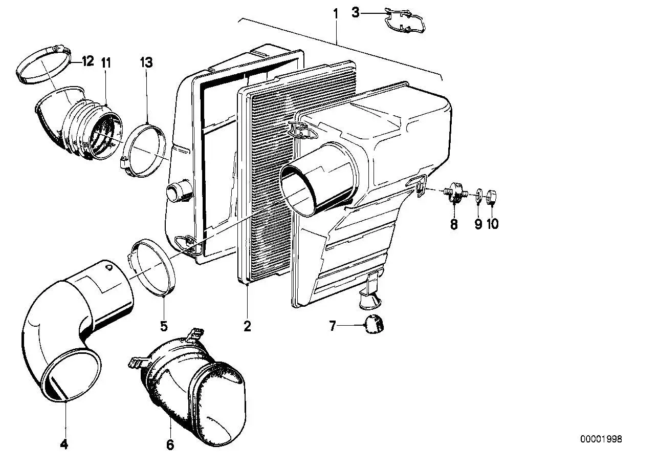 BMW Faltenbalg 13711285310 - Bildposition 11