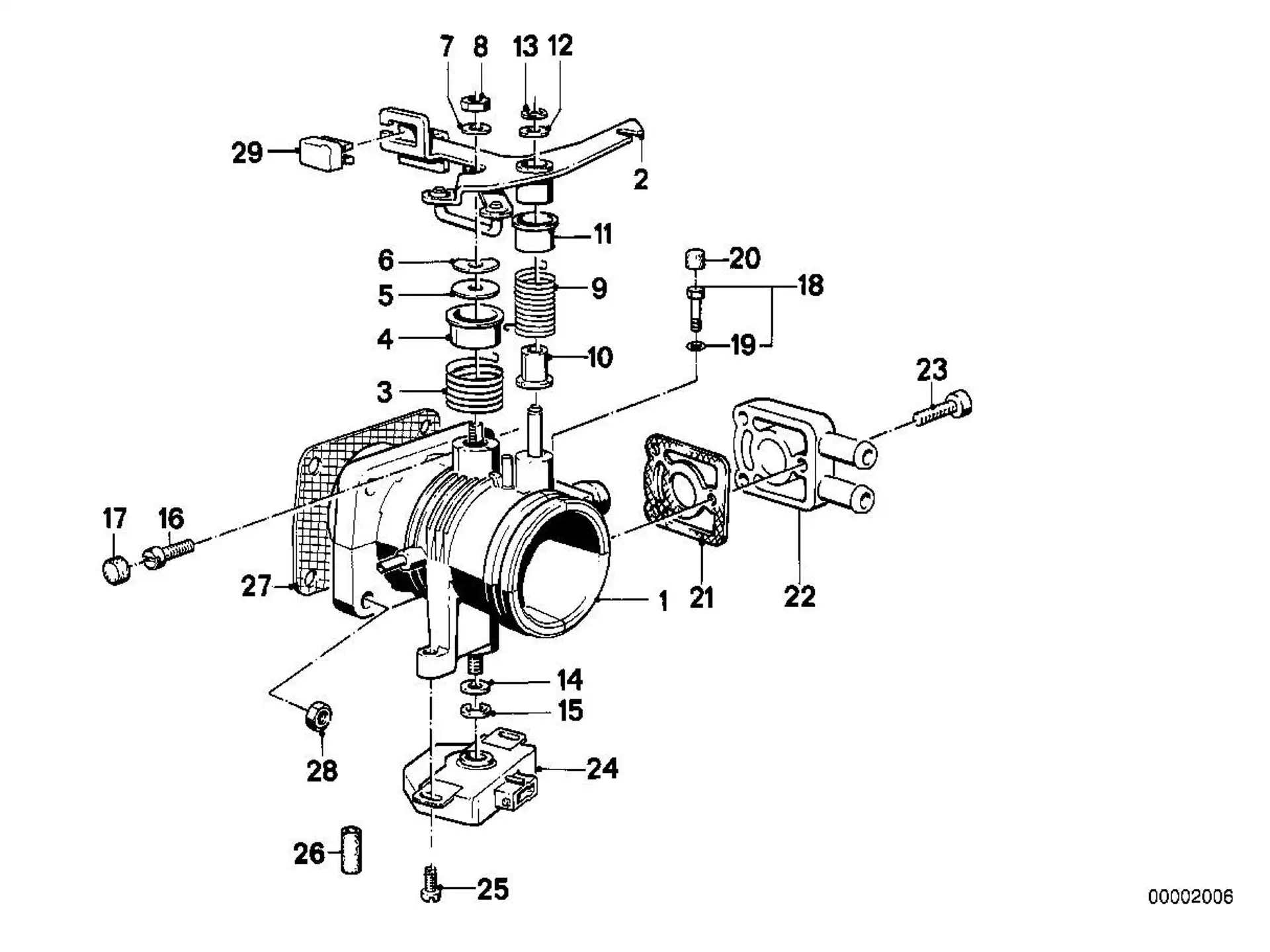 BMW Dichtung asbestfrei E28 E30 E34 13541289576