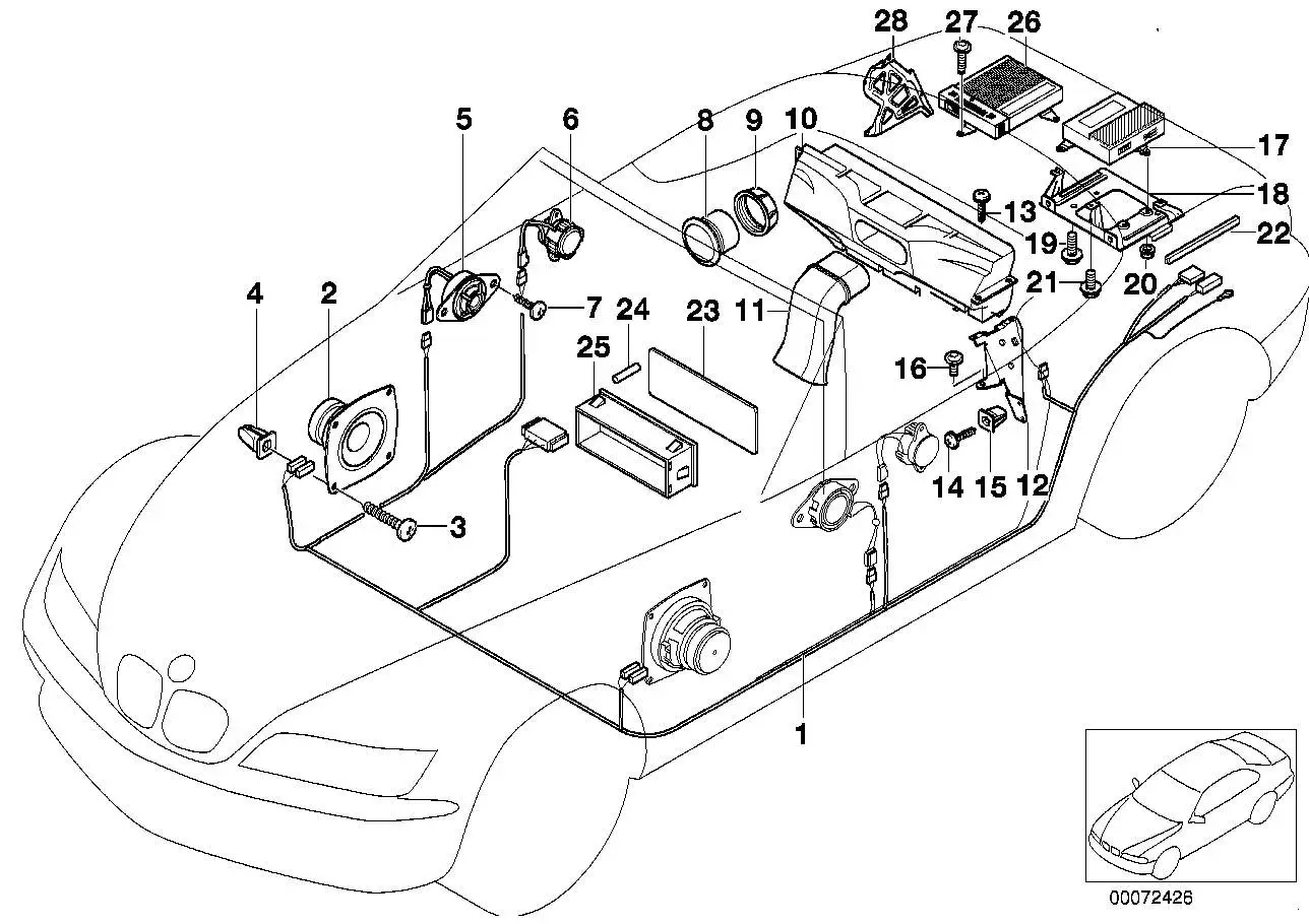 BMW Subwooferbox 65136902837
