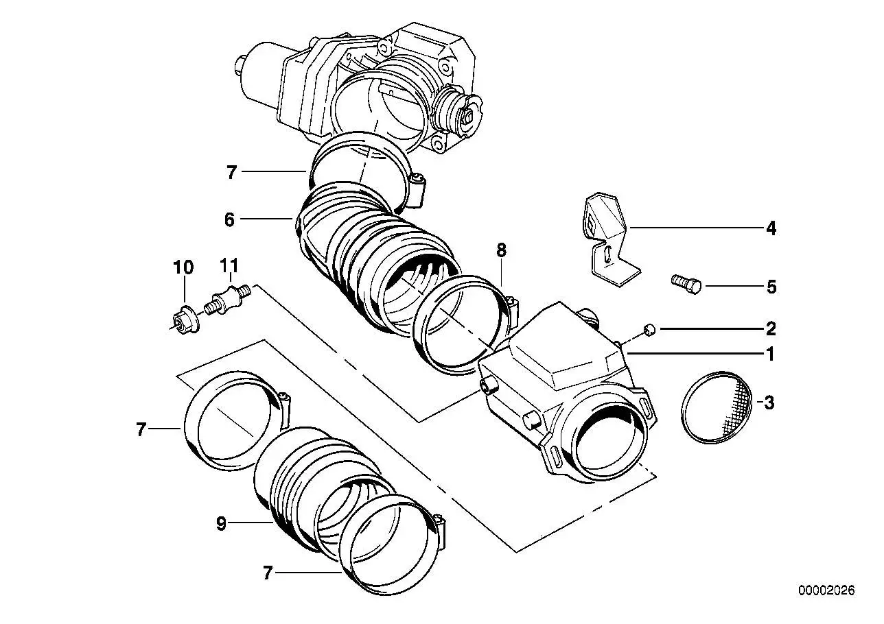 BMW Anschlussstück E31 13711733302 - Bildposition 06