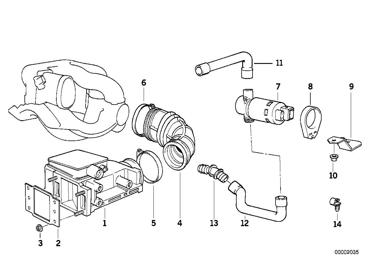BMW Faltenbalg E36 13711734258 - Z3 E36