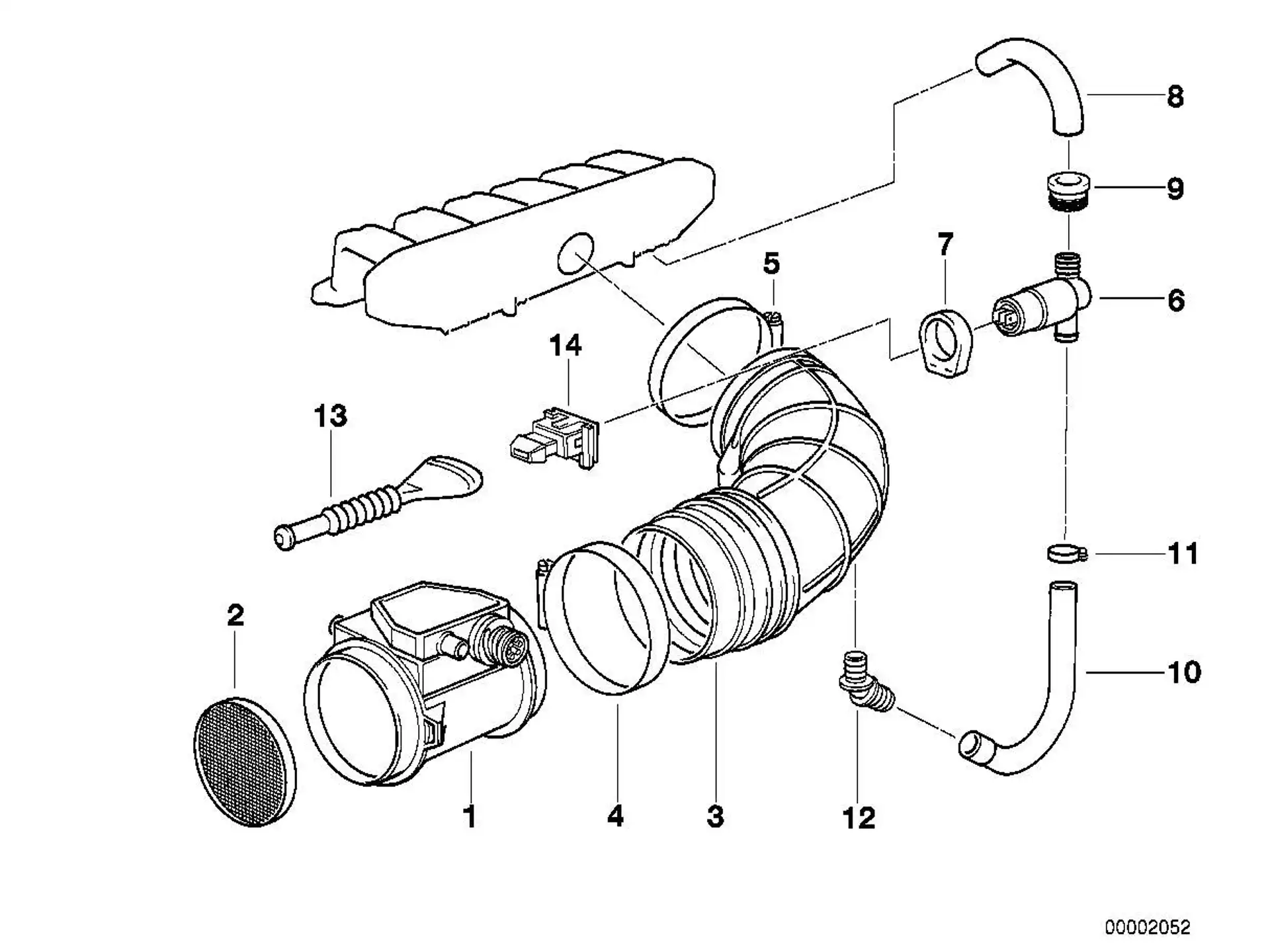 BMW Faltenbalg E36 13541703588