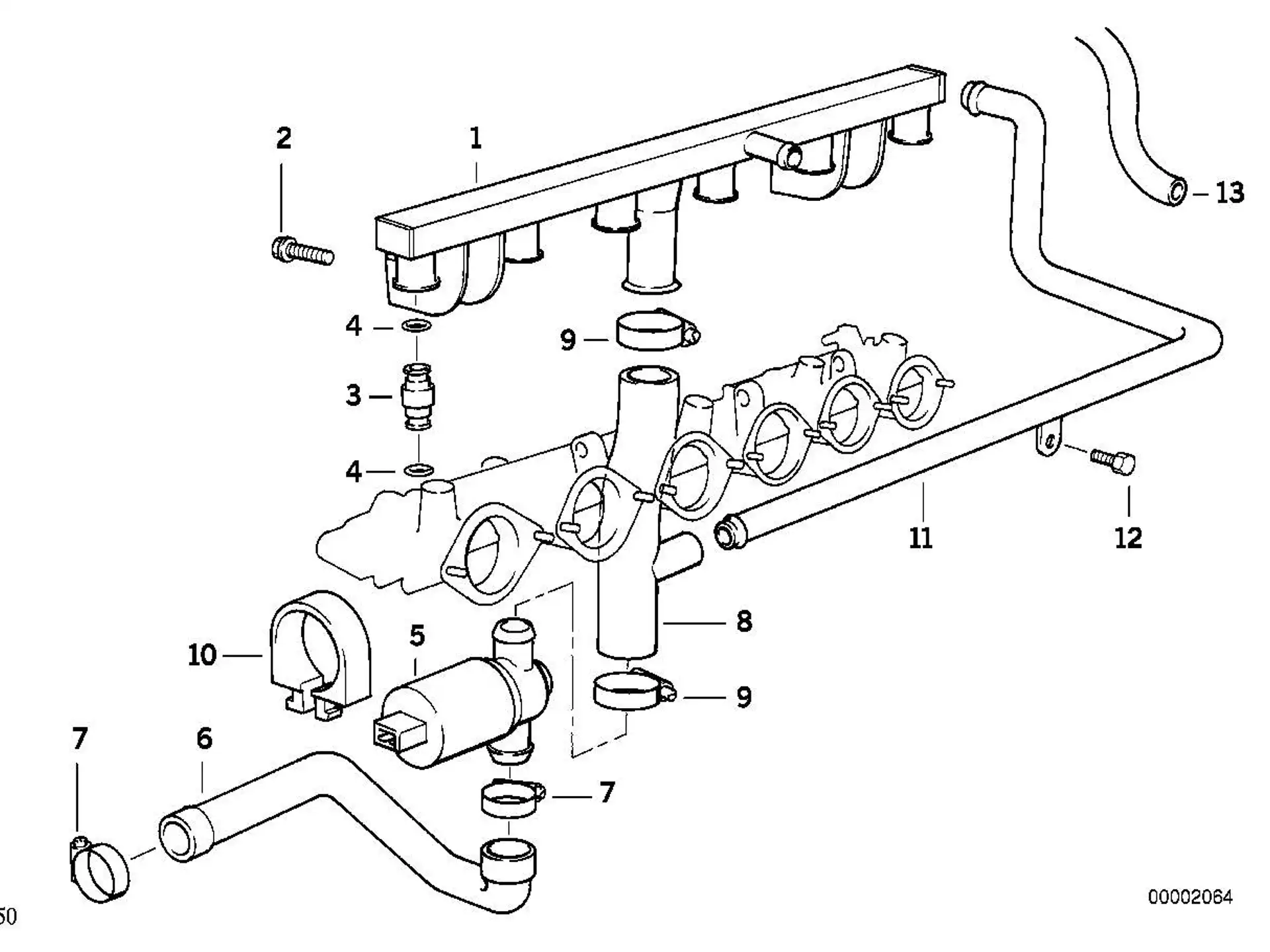 BMW Schlauch E36 13411401660