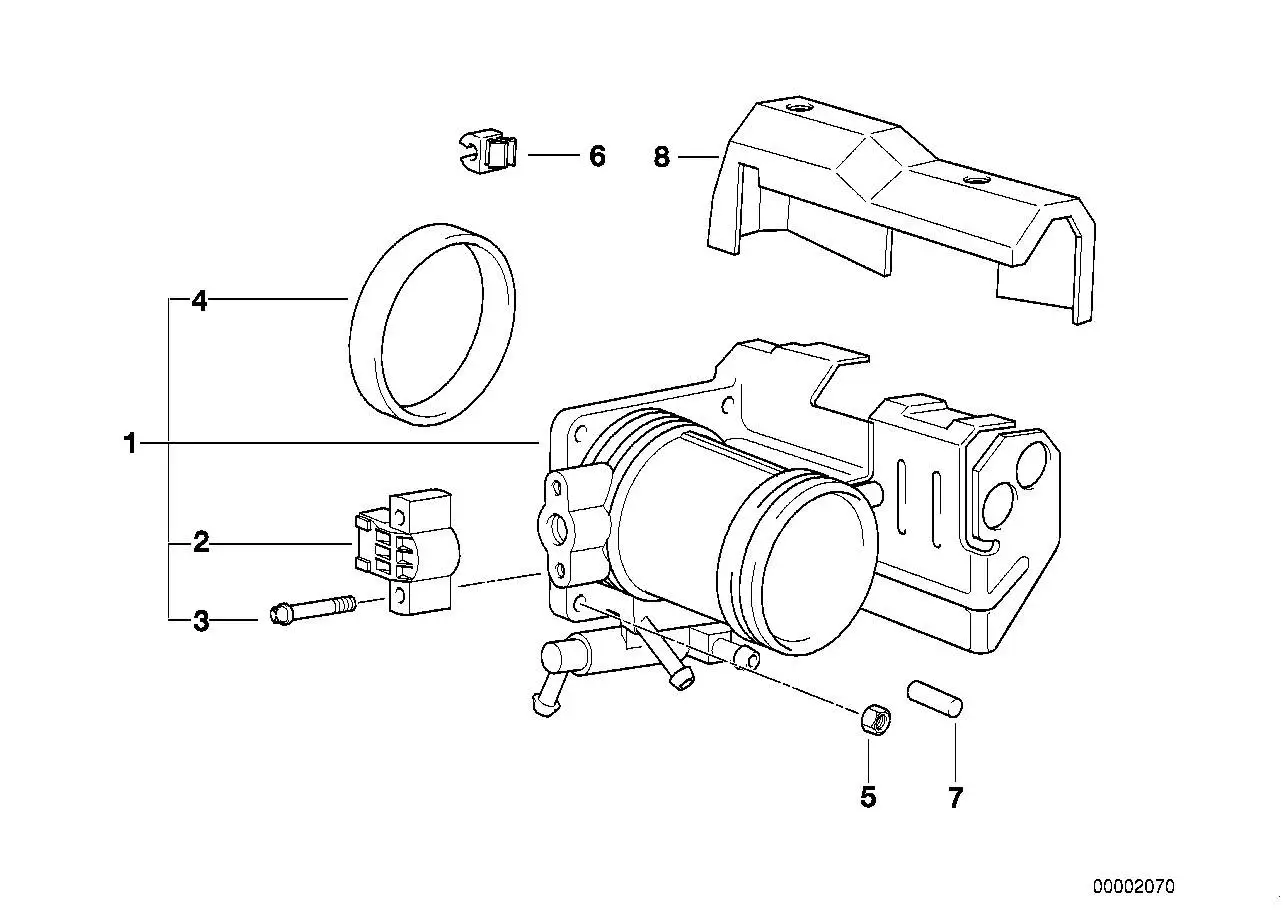 BMW Profildichtung E34 E36 13541734844