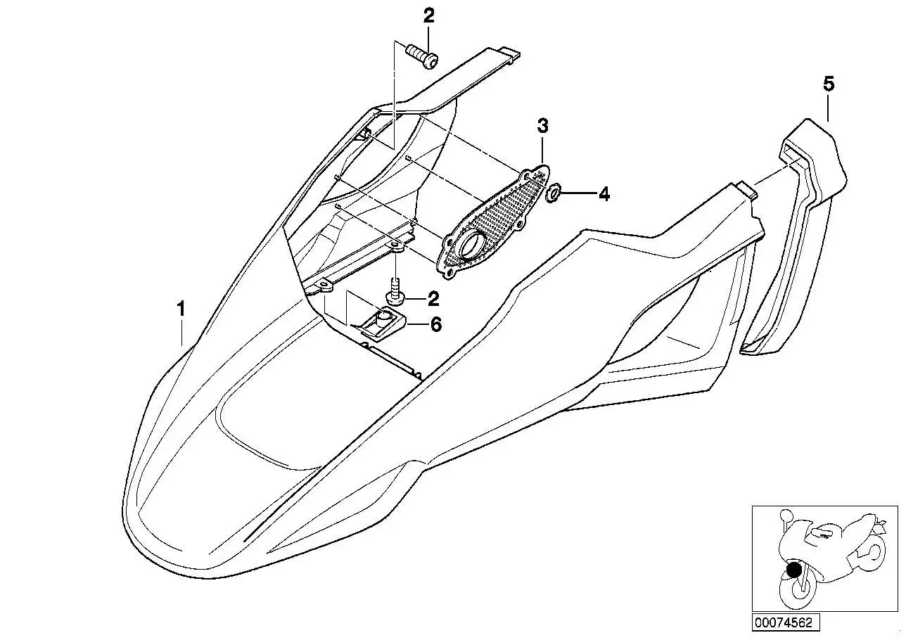 BMW Gitter links 46612328821 - Bildposition 03