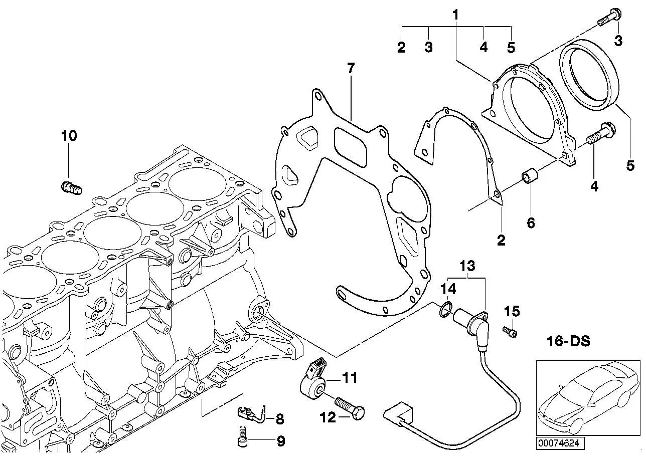 BMW Abdeckblech E46 E85 E86 11147838044 - Bildposition 07